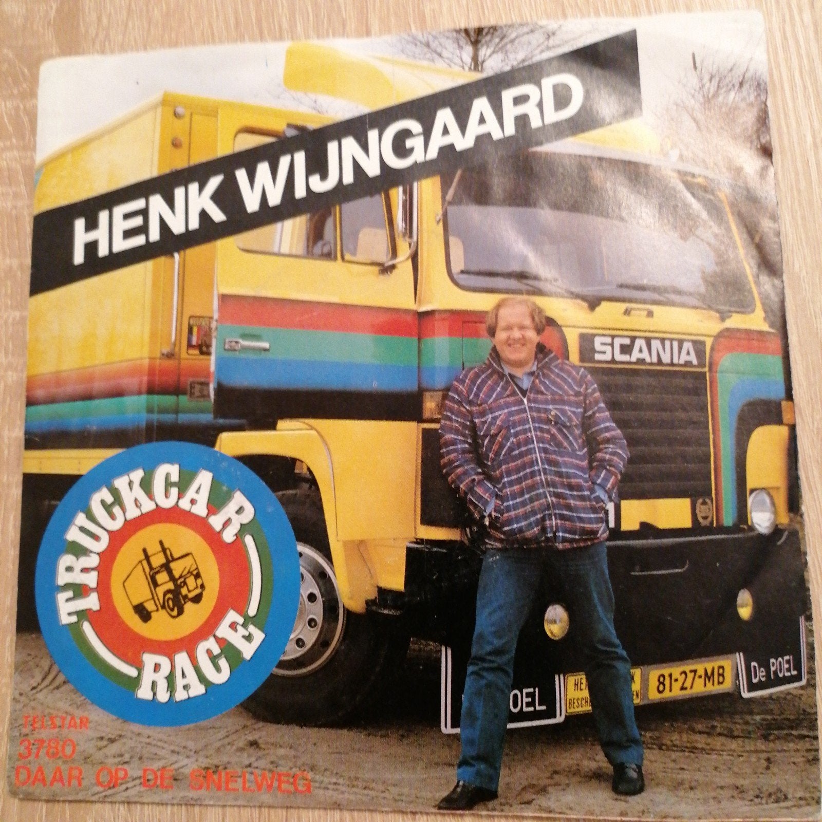 Henk wijngaard /trukcar race, Cd's en Dvd's, Vinyl | Nederlandstalig, Ophalen of Verzenden, Gebruikt, Overige formaten, Levenslied of Smartlap