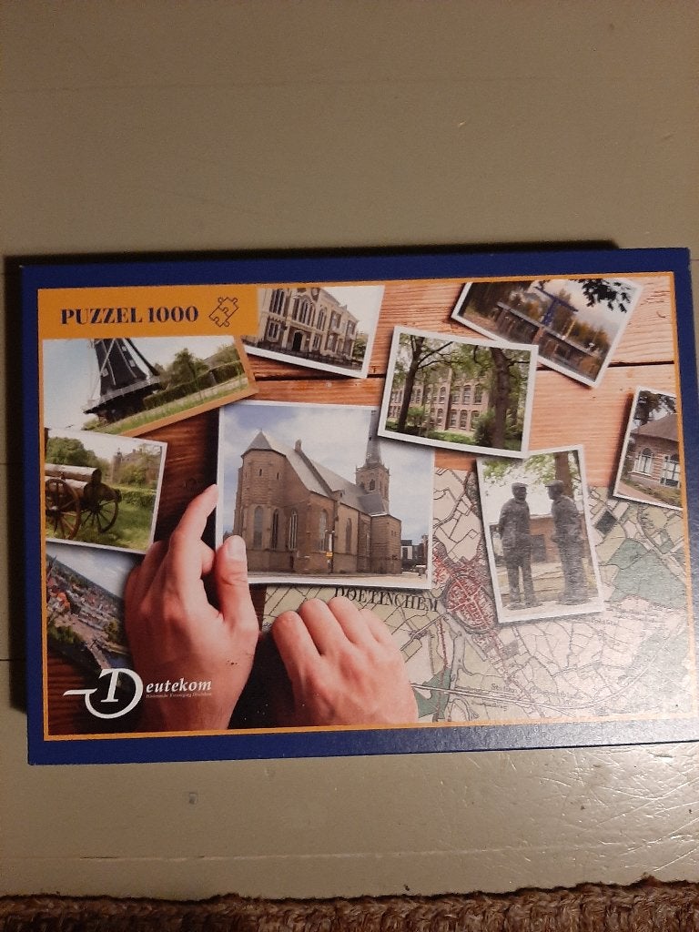 Puzzel 1000 stukjes Doetinchem, Ophalen of Verzenden, 500 t/m 1500 stukjes, Zo goed als nieuw, Legpuzzel