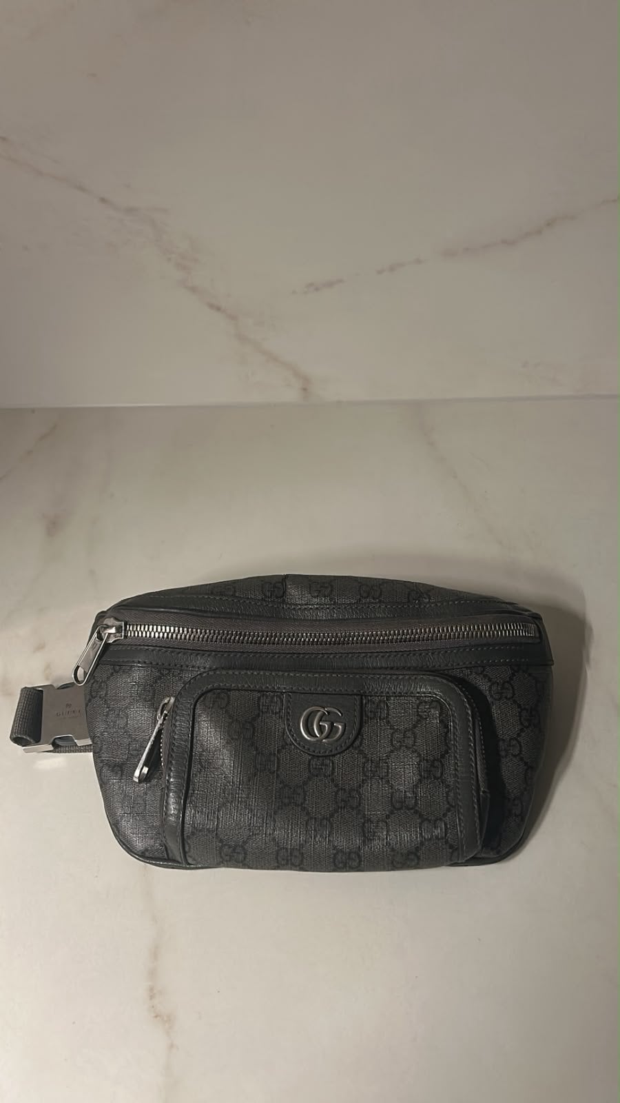 Originele Gucci GG Supreme Heuptas / Belt Bag – Zwart, Sieraden, Tassen en Uiterlijk, Tassen | Schoudertassen, Overige merken
