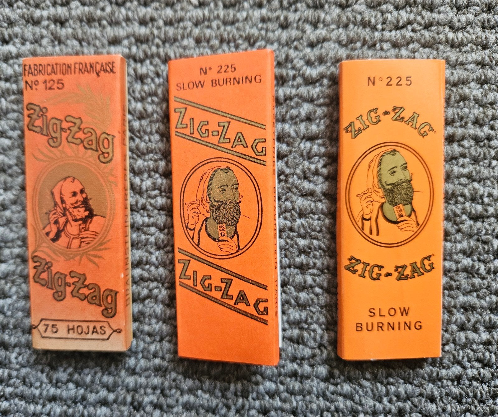 3 Vintage pakjes Zig Zag vloeitjes sigarettenpapier, Verzamelen, Ophalen of Verzenden, Zo goed als nieuw, Overige typen
