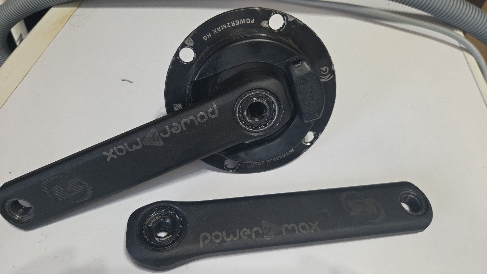 Power2max NG Eco Powermeter met Rotor Alu Crank 172,5mm, Fietsen en Brommers, Crankstel of Pedalen, Gebruikt, Ophalen of Verzenden