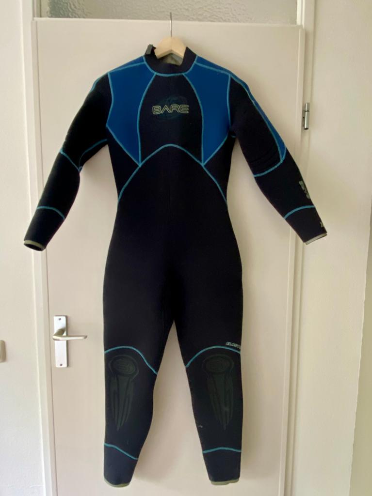 Bare elastek duikpak 7 mm. dames maat 14, Ophalen, Gebruikt, Dame, Wetsuit