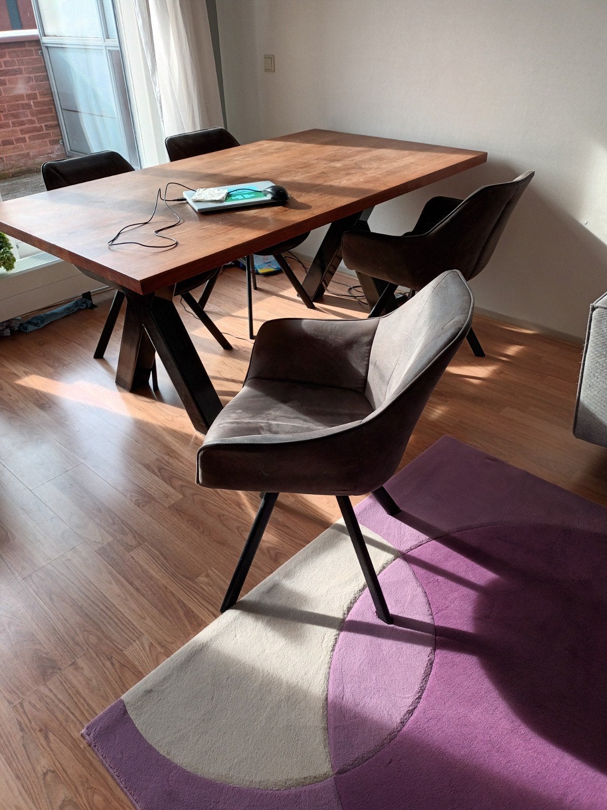 Hoogwaardige eettafel en stoelen, Huis en Inrichting, Tafels | Eettafels, Ophalen