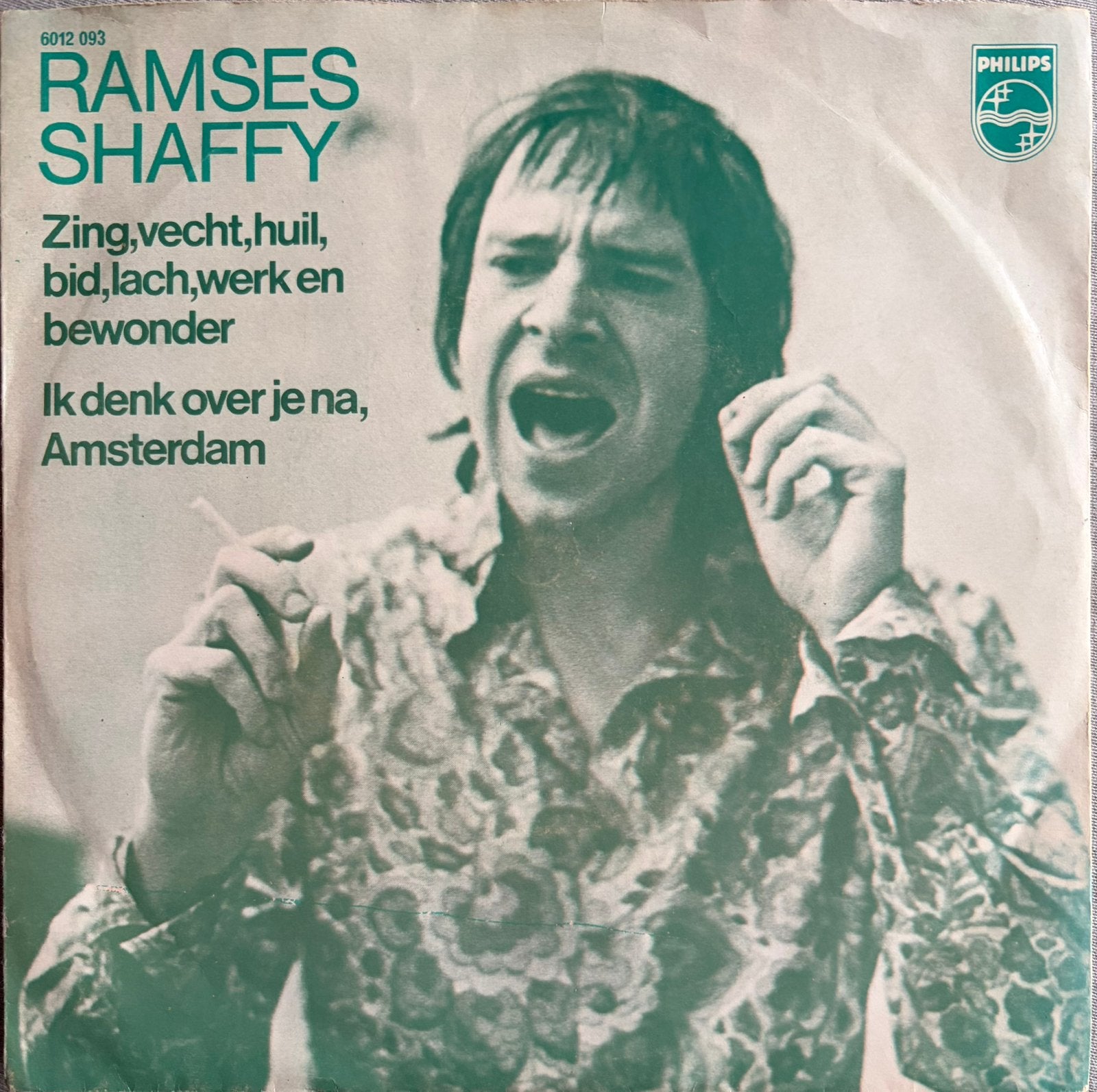 Single Ramses Shaffy - Zing, Vecht, Huil, Bid, Lach, Werk, Cd's en Dvd's, Vinyl Singles, 7 inch, Ophalen of Verzenden, Zo goed als nieuw