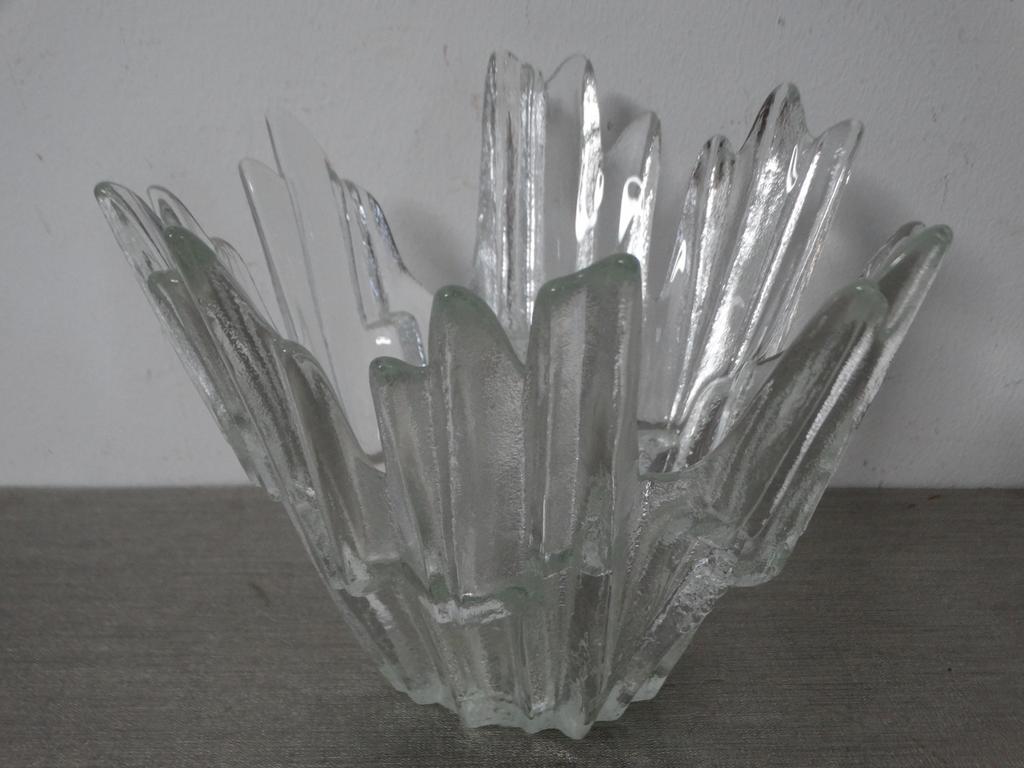 Scandinavisch windlicht 'Het Noorderlicht' uit de jaren '80, Antiek en Kunst, Antiek | Glas en Kristal, Ophalen of Verzenden