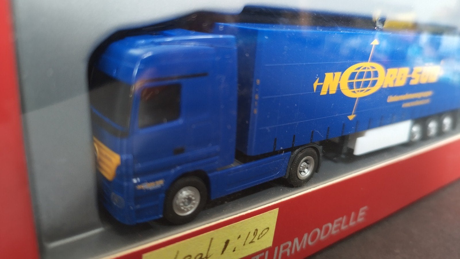 Mercedes Benz Actros 1:120 Herpa Pol, Hobby en Vrije tijd, Modelauto's | Overige schalen, Auto, Verzenden, Nieuw, M