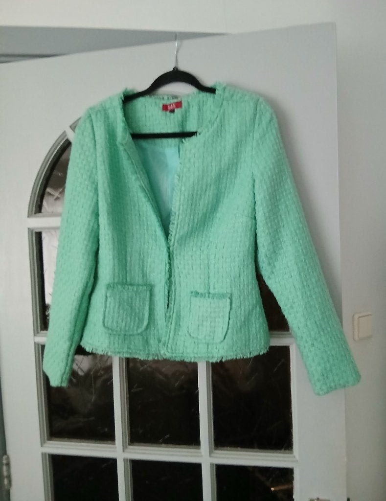 Groen Jasje Maat 38, Ophalen of Verzenden, Gedragen, Maat 38/40 (M), Groen