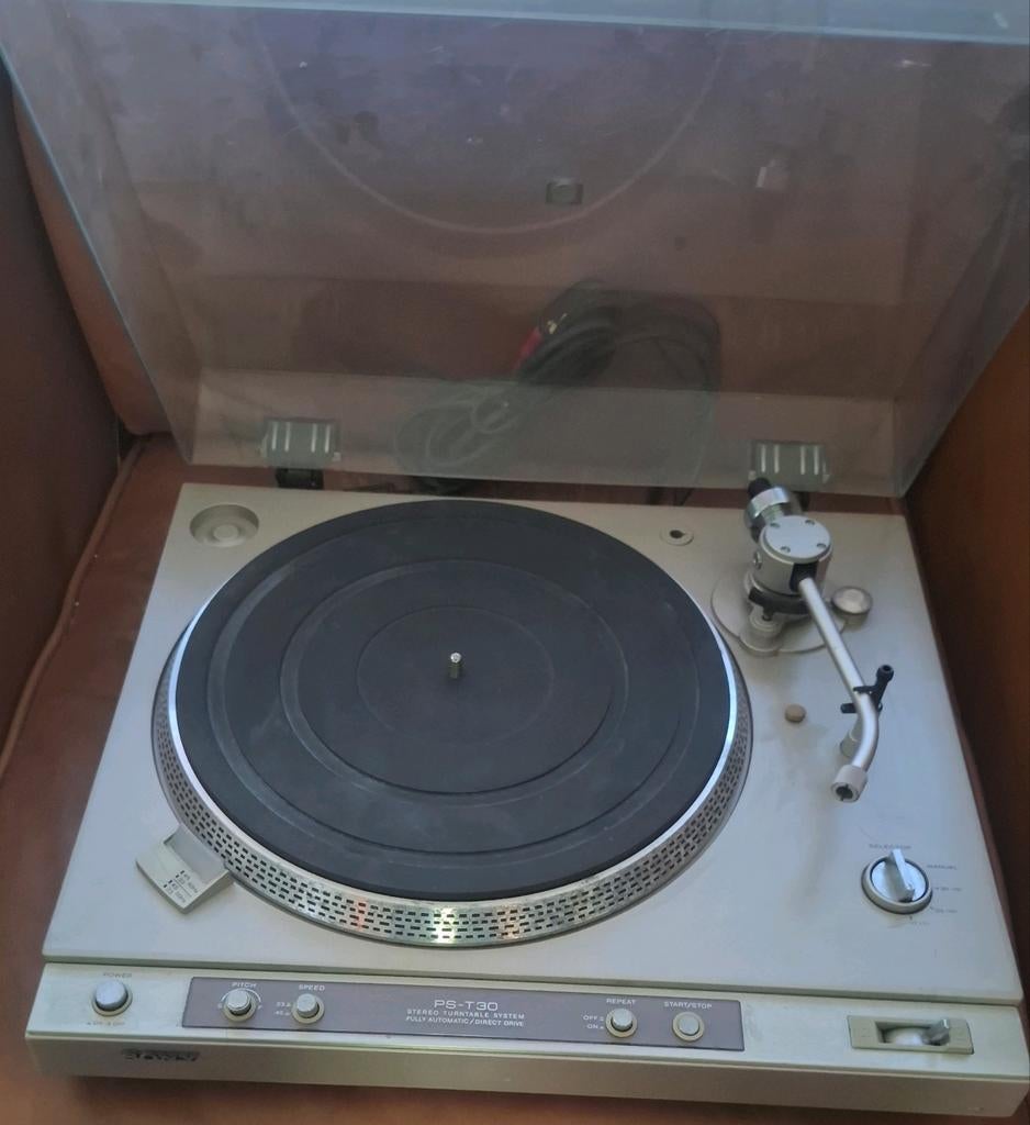 Sony PS-T30 platenspeler – direct drive – werkt, Gebruikt, Automatisch, Ophalen of Verzenden, Platenspeler