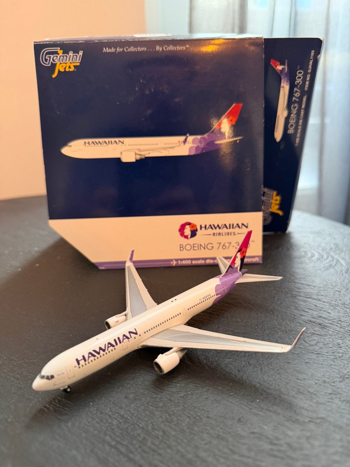 Gemini Jets 1:400 — Hawaiian Airlines Boeing 767-300ER, Verzamelen, Ophalen of Verzenden, Zo goed als nieuw, Schaalmodel
