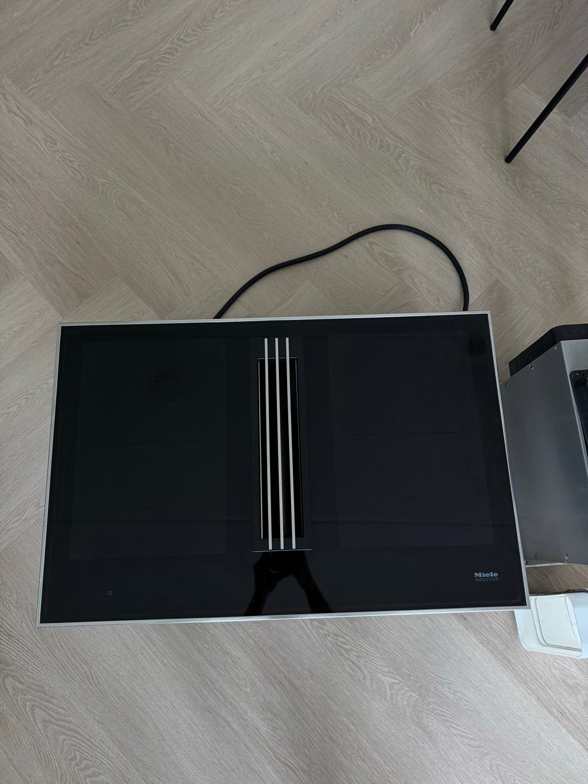 Miele KMDA7633 FL/FR Inductiekookplaat met Afzuigsysteem, Witgoed en Apparatuur, Kookplaten, Ophalen of Verzenden, Zo goed als nieuw