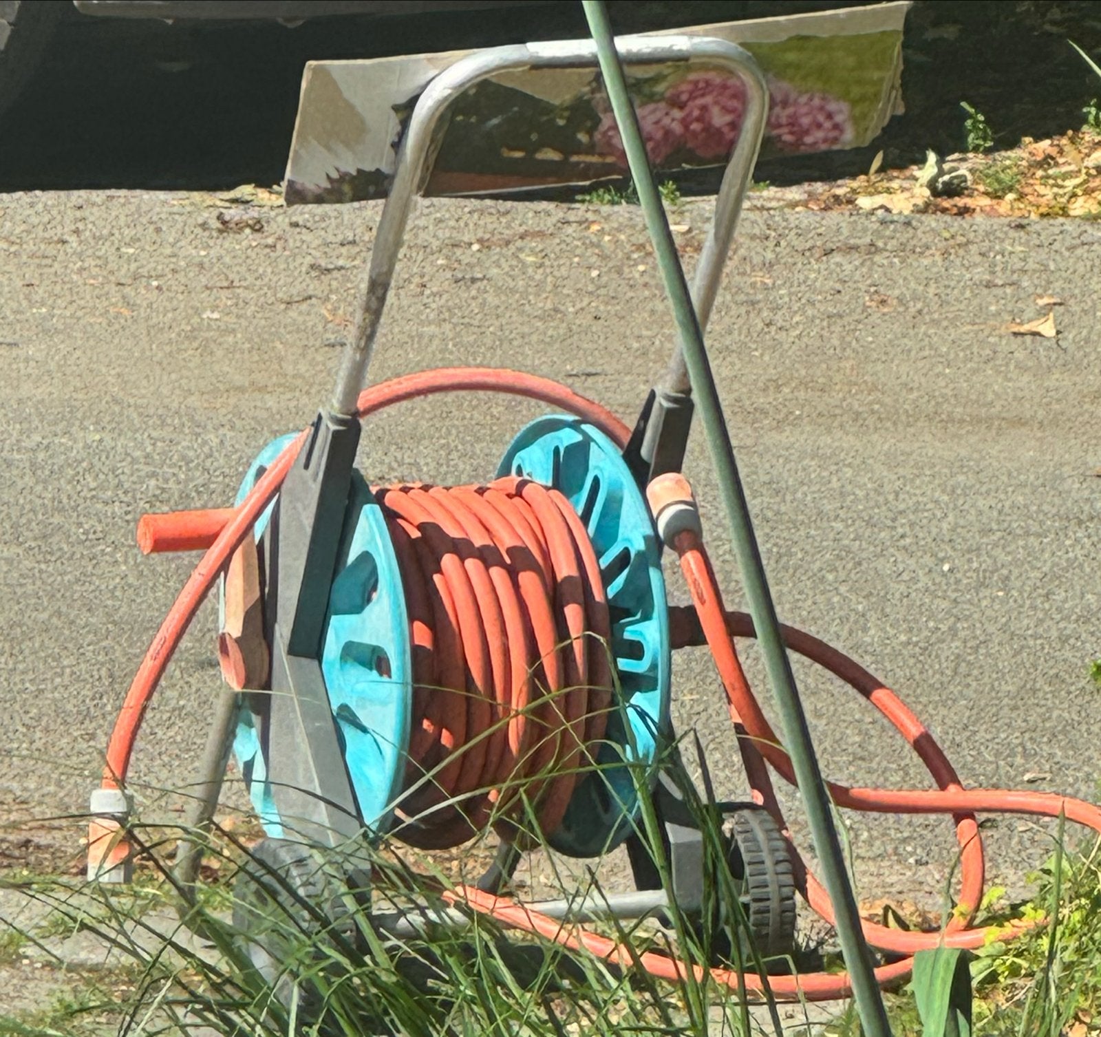 Gardena tuinslang met haspel, Ophalen, Gebruikt, Tuinslanghaspel