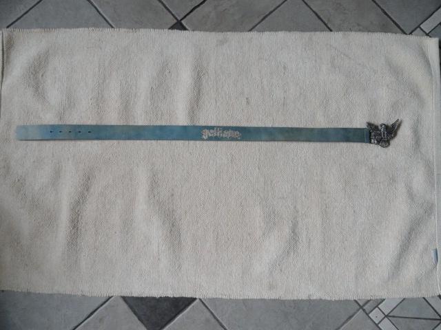 Galliano lederen riem (tr5 fp2 85) 100%wx, Verzenden, Tailleriem, Zo goed als nieuw, Bruin