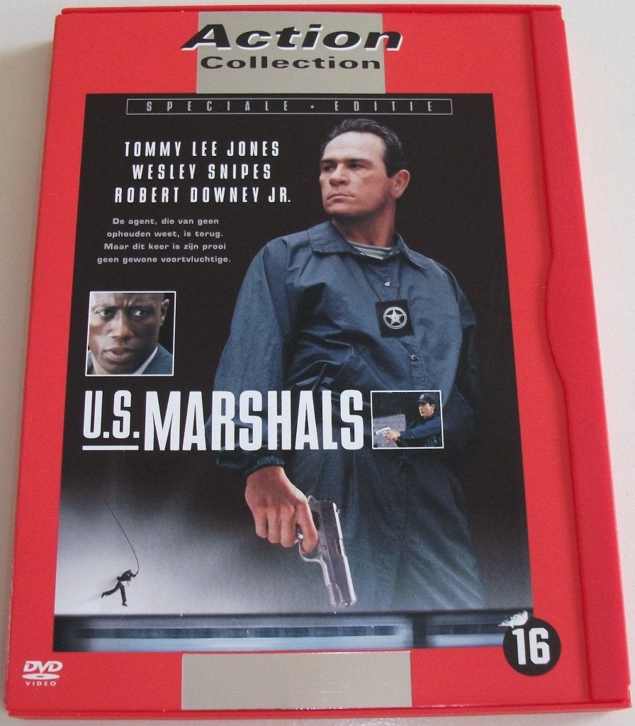 Dvd *** U.S. MARSHALS *** Speciale Editie, Cd's en Dvd's, Vanaf 16 jaar, Actie, Ophalen of Verzenden, Zo goed als nieuw