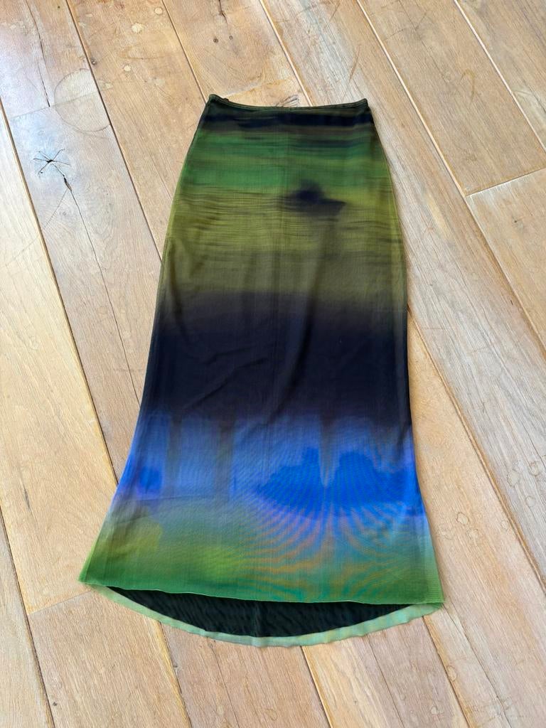 Lange rok van Zara maat S, Maat 38/40 (M), Blauw, Ophalen of Verzenden, Zo goed als nieuw