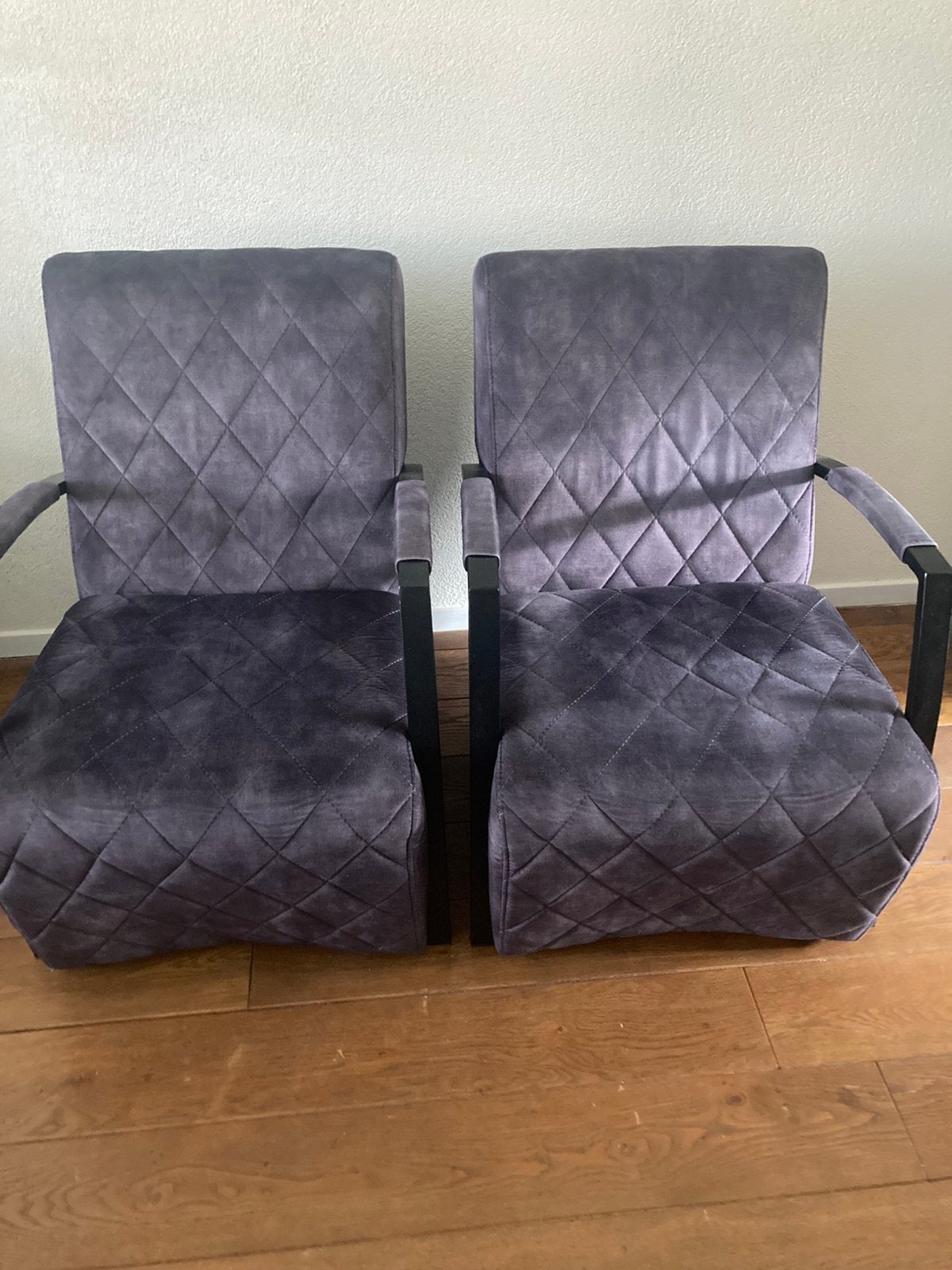 2 Zgan fauteuils, Ophalen, Minder dan 75 cm, Zo goed als nieuw, Stof