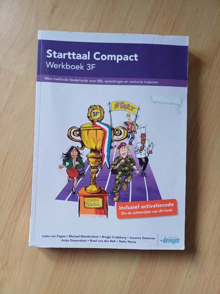 Starttaal Compact Werkboek 3F MBO Nederlands, Verzenden, Lieke van Pagée, Michael Mandersloot, Bregje Cruijsberg, Zo goed als nieuw