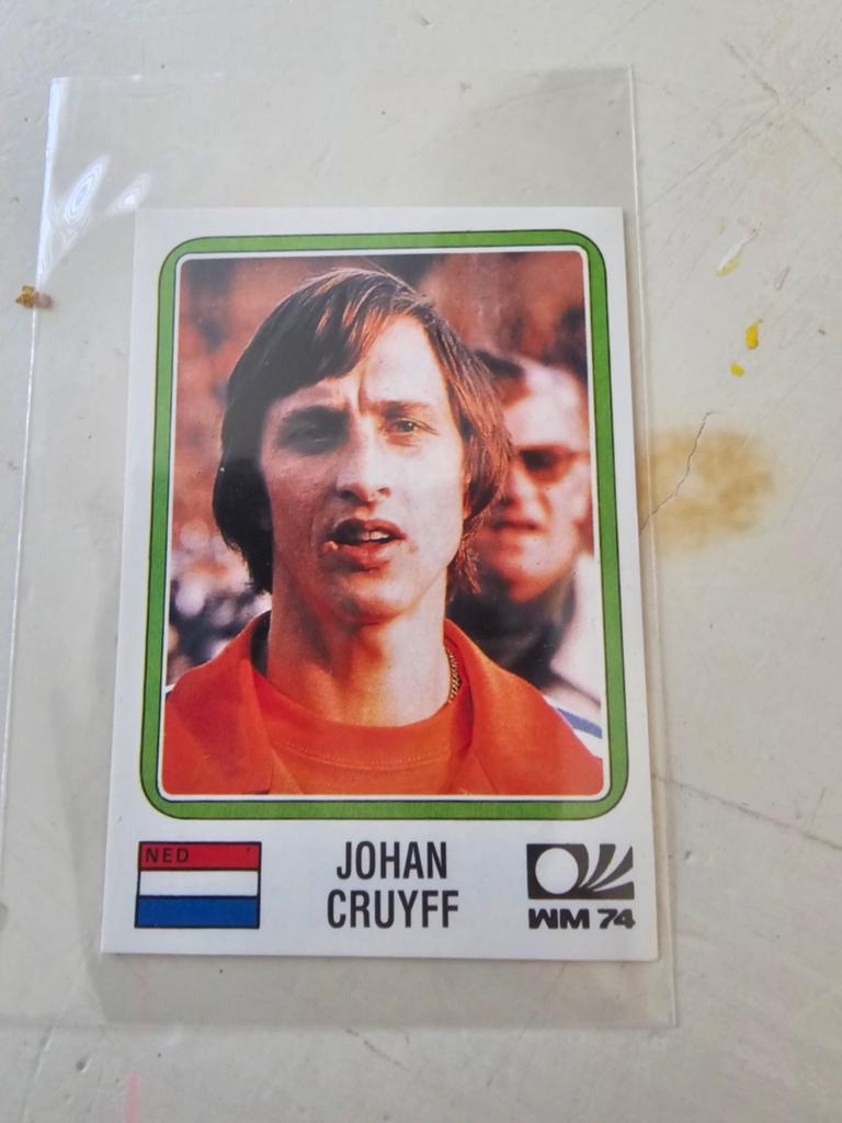 Johan Cruyff Panini WM 74 Plaatje ,worldcup storys, Verzamelen, Ophalen of Verzenden