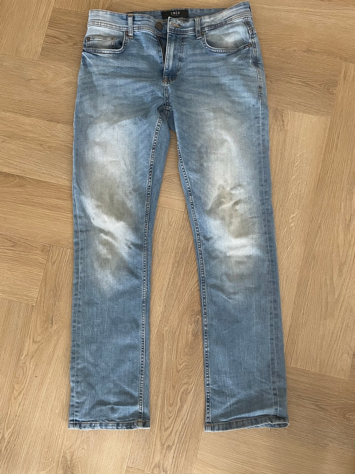 SMOG spijkerbroek, maat W30/L32, Ophalen of Verzenden, Gedragen, Blauw, W32 (confectie 46) of kleiner