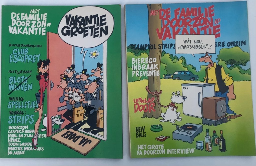 3 x Vakantiespecial De Familie Doorzon plus 2 x Klepzeiker, Meerdere stripboeken, Ophalen of Verzenden, Zo goed als nieuw, Gerrit de Jager en Eric Schreurs