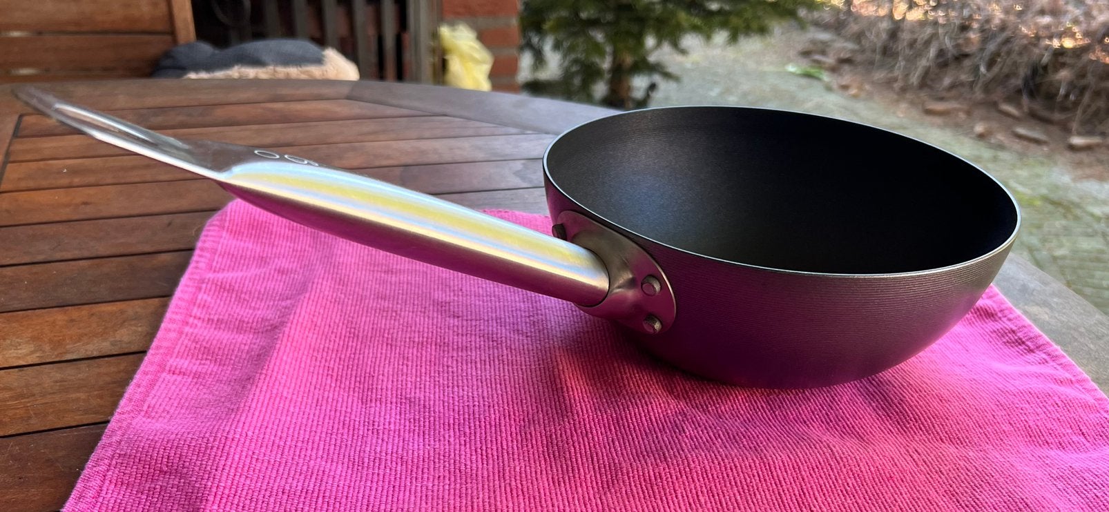 t.k.mini wokpan keramisch anti-aanbak 20cm INDUCTIE, Ophalen, Overige materialen, Inductieplaat, Nieuw