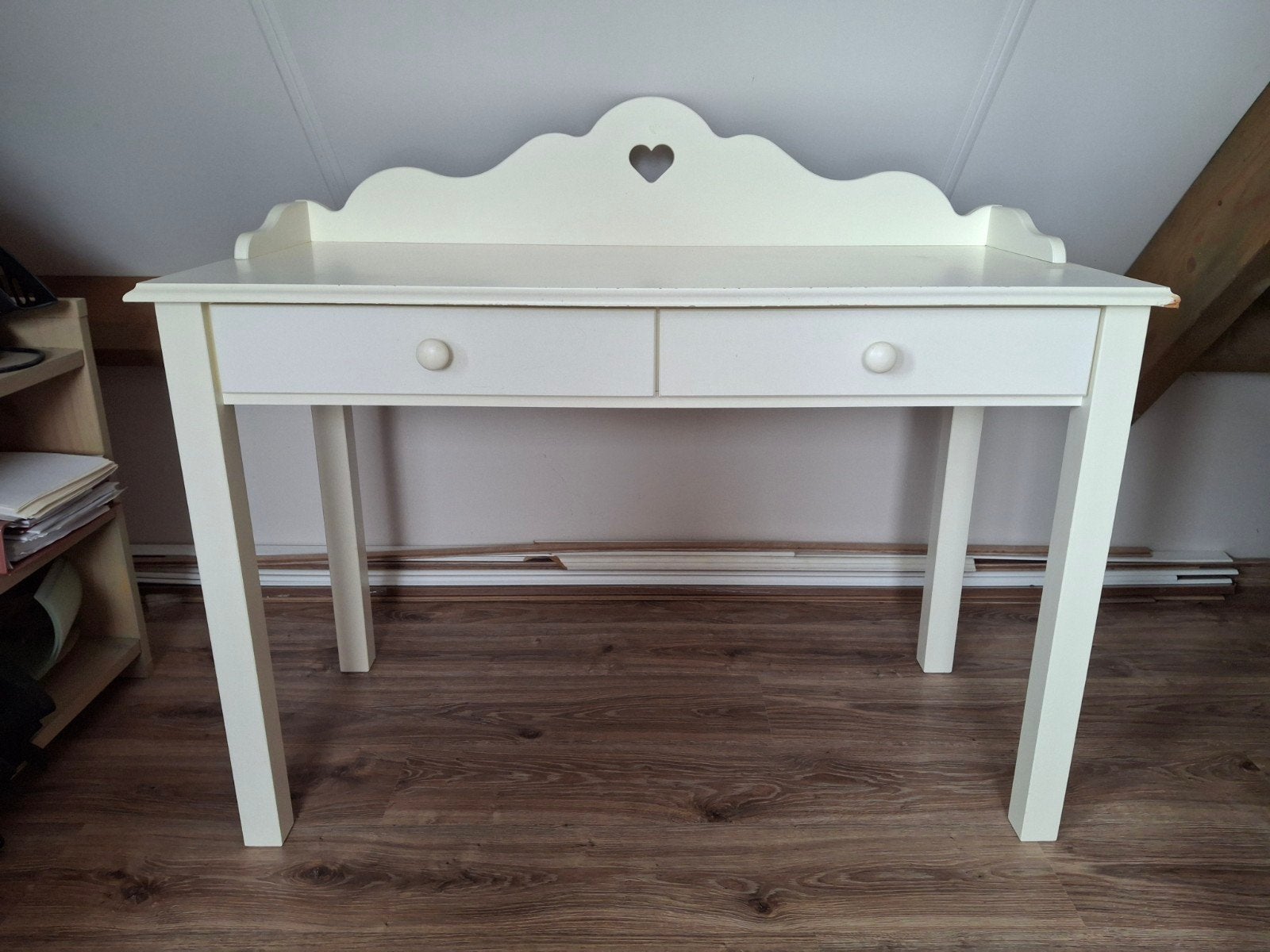 Bureau van hout, Huis en Inrichting, Ophalen, Gebruikt, 100 tot 150 cm, Rechthoekig