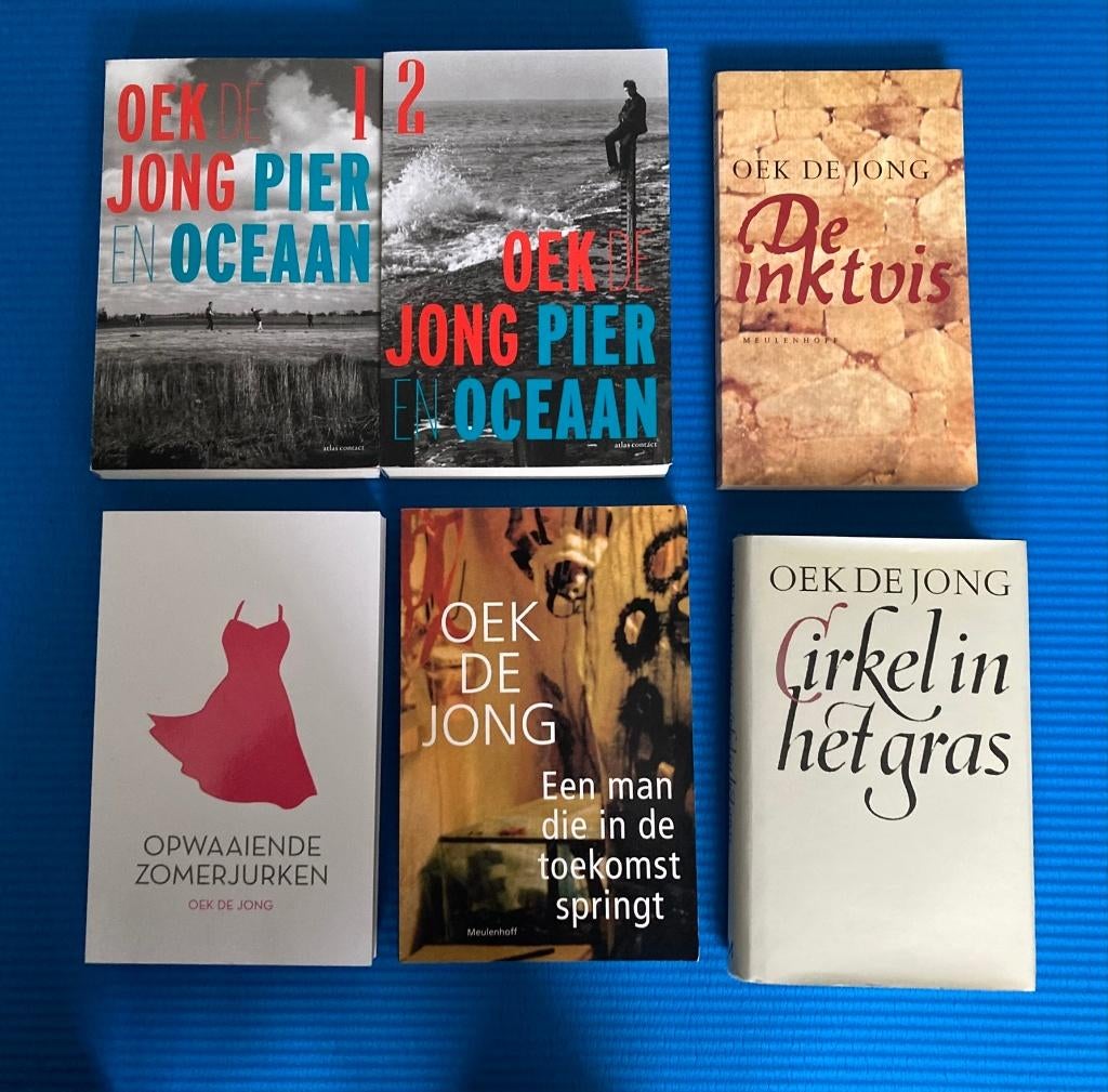 Oek de Jong zes titels prijs is incl. verzenden, Boeken, Verzenden, Zo goed als nieuw, Oek de Jong, Nederland