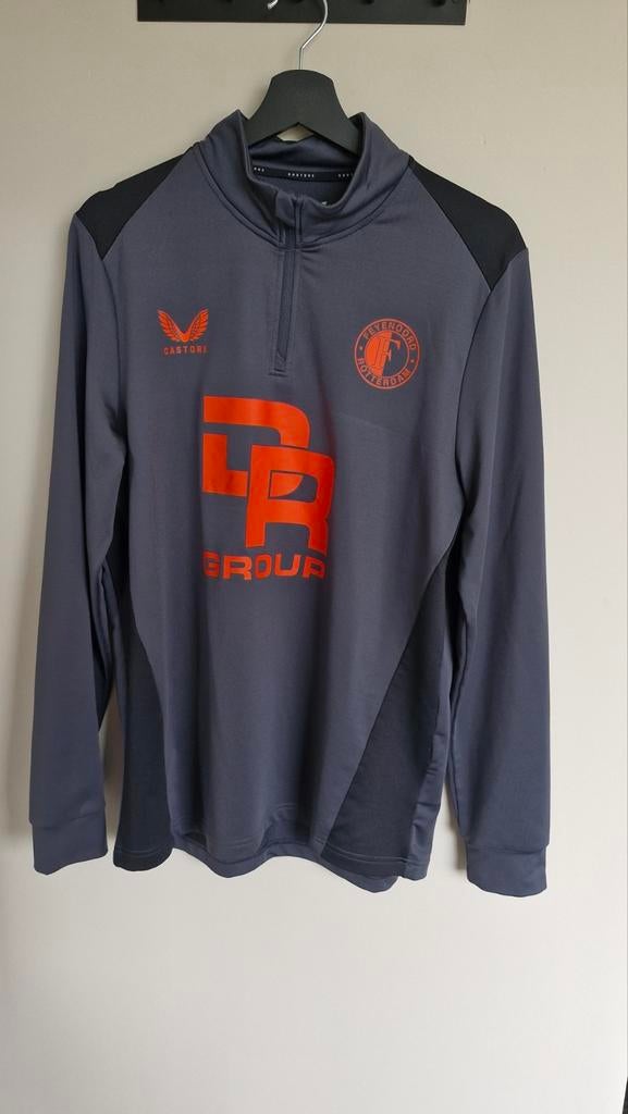 Heren Trainingsvest Castore Feyenoord Maat M, Ophalen of Verzenden, Zo goed als nieuw, Voetbal, Grijs