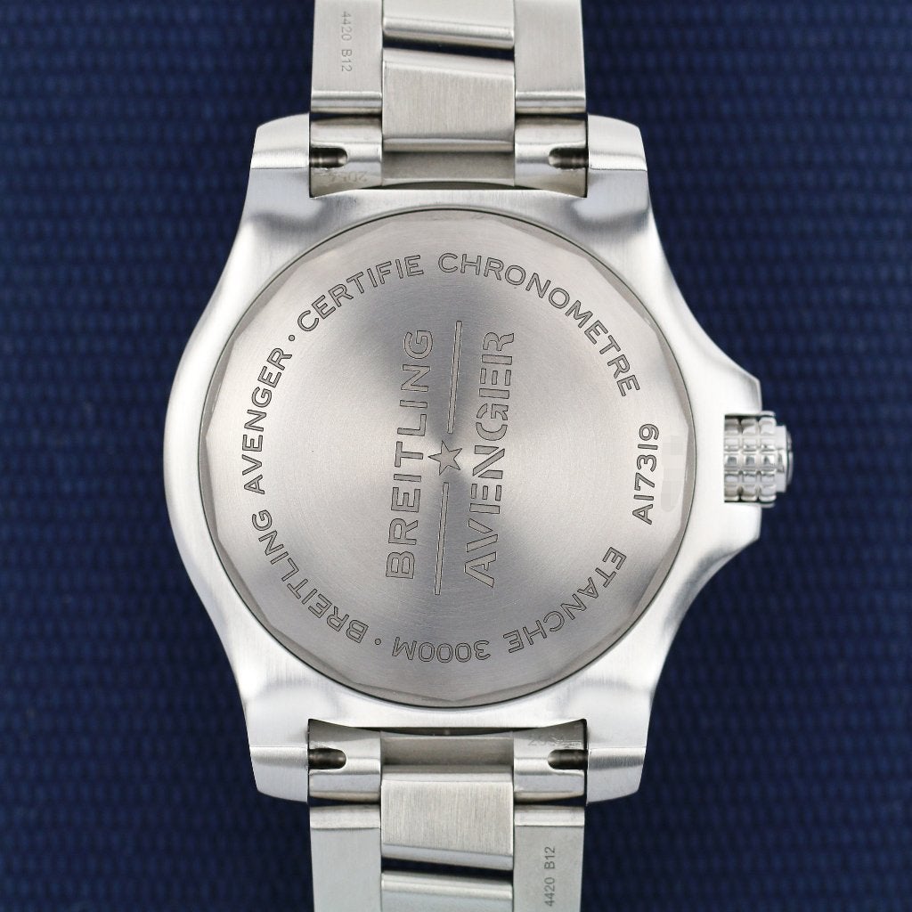 Breitling Avenger Seawolf 3000m 45 (Zeer goed/ 2022), Staal, Staal, Breitling, Polshorloge