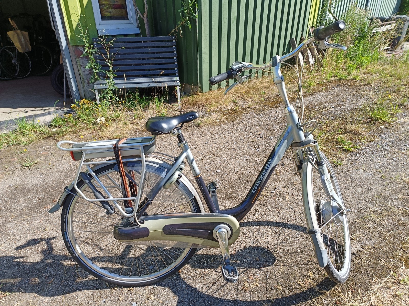 Gazelle orange 8 versnelling electrische, 47 tot 51 cm, Ophalen, Gebruikt, Gazelle