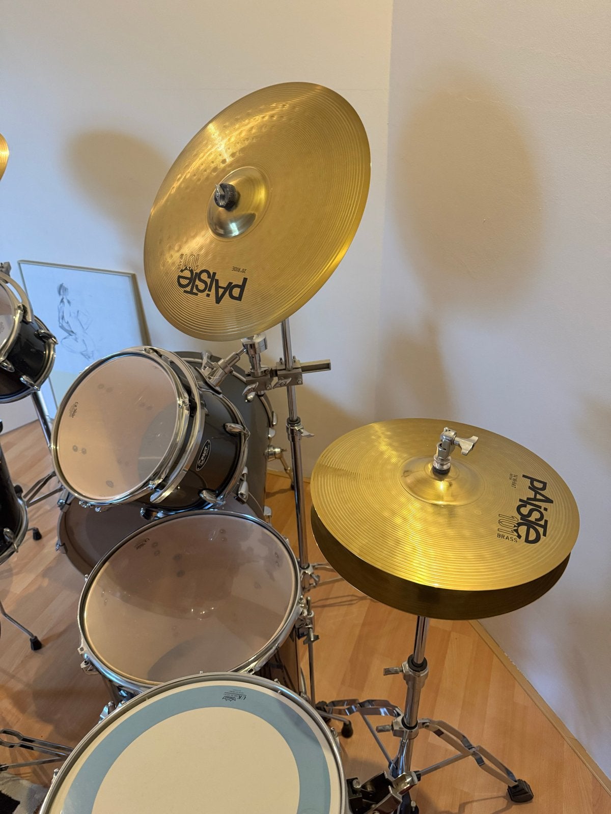Impact Deluxe drumstel met Paiste bekkens, Ophalen, Gebruikt, Overige merken