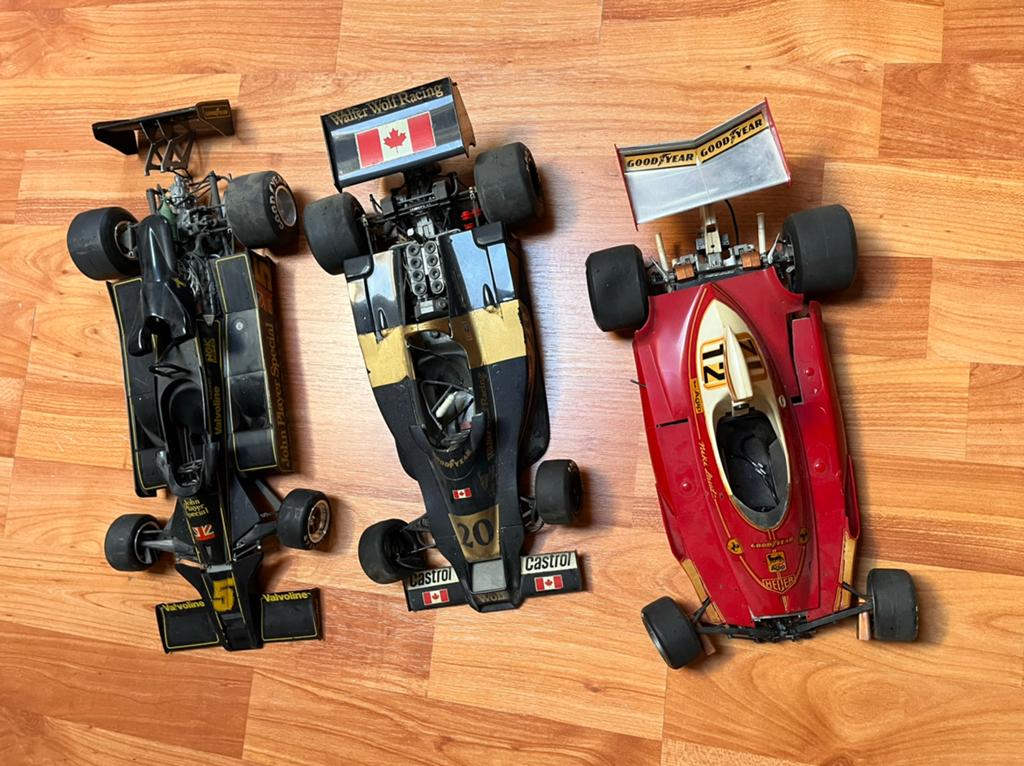 Tamiya 1/12 modellen voor restauratie of onderdelen., Overige merken, Gebruikt, Auto, Groter dan 1:32