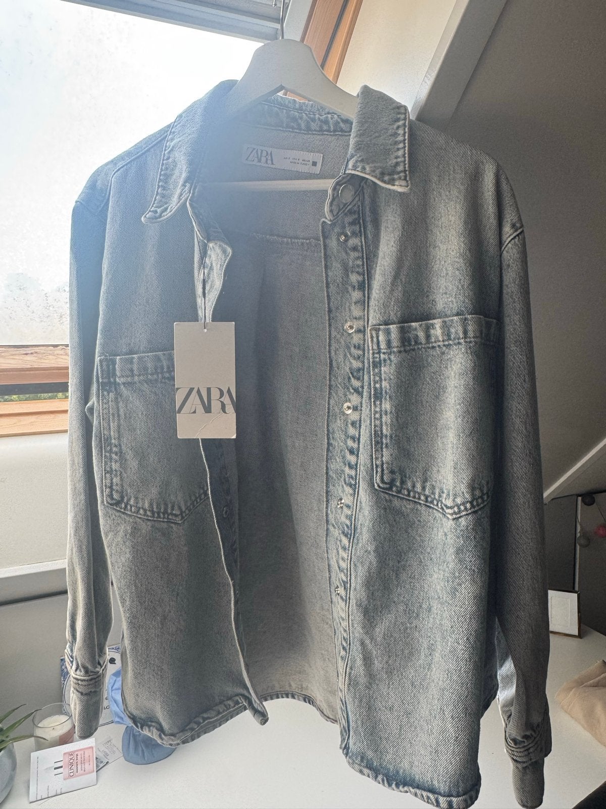 Zara denim spijker jasje maat S - Nieuw met kaartje, Ophalen of Verzenden, Nieuw, Maat 36 (S), Blauw