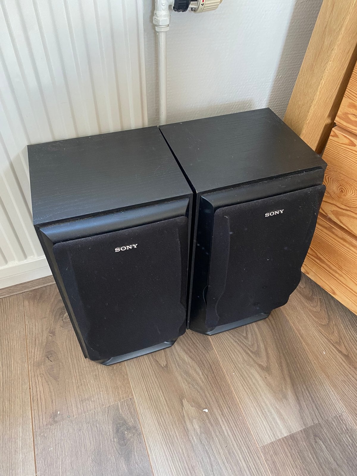 Passieve Sony speakers 100W 6 Ohm, Ophalen, Zo goed als nieuw, 60 tot 120 watt, Sony