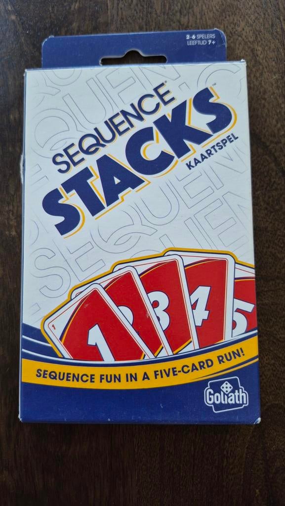 Sequence Stacks Kaartspel - Goliath, Vijf spelers of meer, Ophalen of Verzenden, Zo goed als nieuw, Goliath