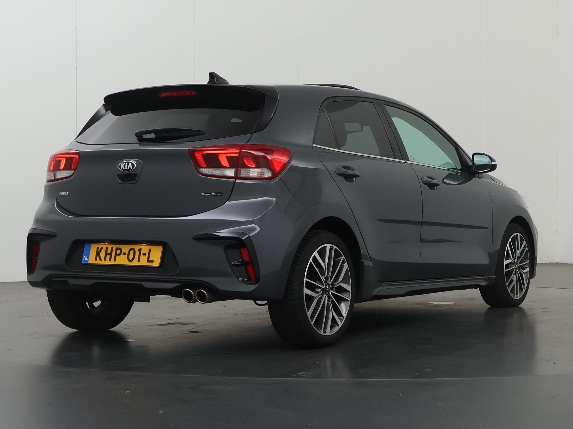 Kia Rio 1.0 T-GDi MHEV GT-Line | Schuif/Kanteldak | Stoel/St, Auto's, Kia, 450 kg, Gebruikt, Euro 6, Leder en Stof
