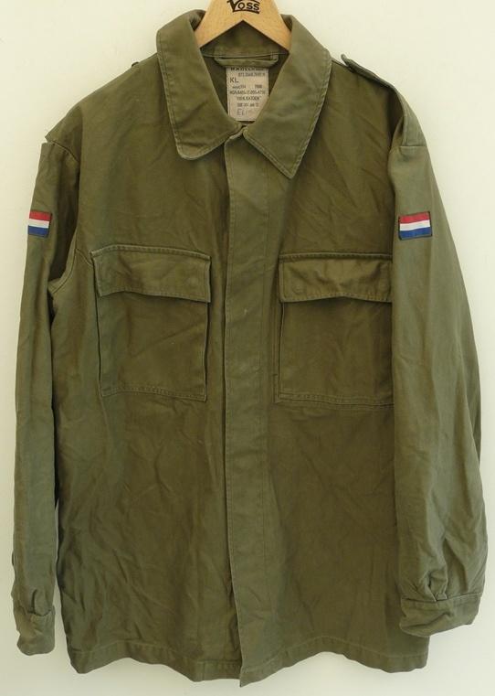 Jas, Gevechts, Uniform, M78, maat: 104, KL, 1988.(Nr.16), Ophalen of Verzenden, Landmacht, Nederland, Kleding of Schoenen