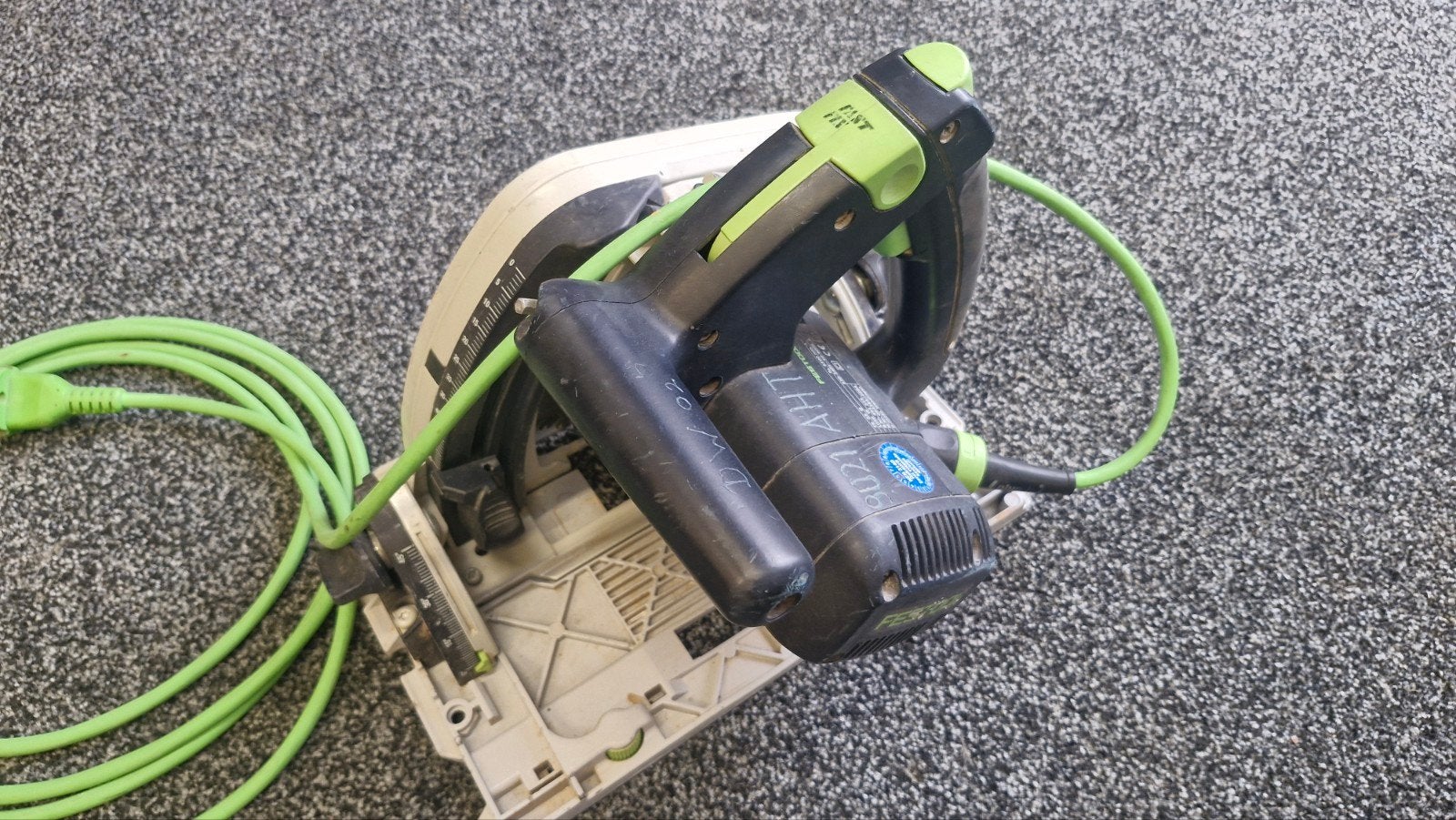 Festool TS 55 Q invalzaag, Gebruikt, Invalzaag, 600 tot 1200 watt, Ophalen of Verzenden