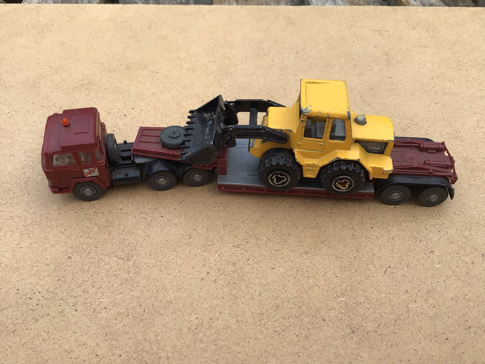 Wiking dieplader en majorette shovel, Ophalen of Verzenden, Gebruikt, Majorette