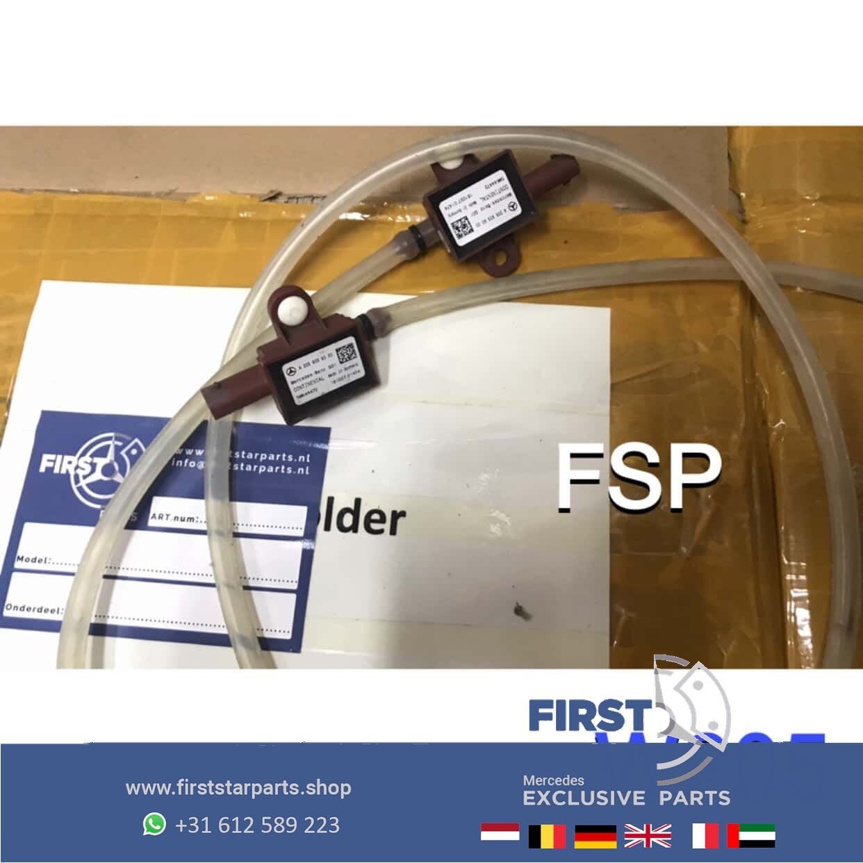 W205 Voetganger Airbag CRASH SENSOR SET Mercedes C Klasse 20, Gebruikt, -, Ophalen of Verzenden, -