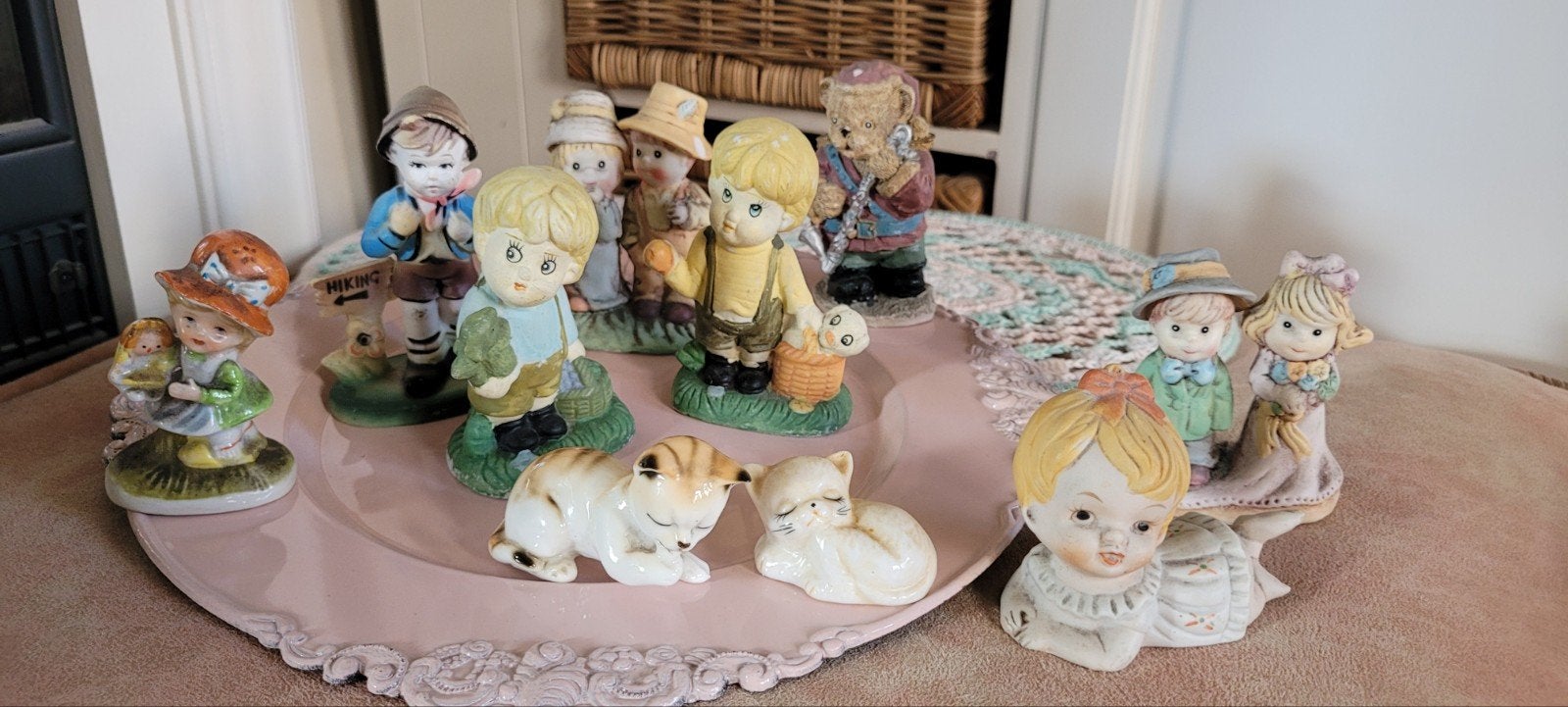 Collectie vintage porseleinen beeldjes, Verzamelen, Ophalen of Verzenden, Zo goed als nieuw