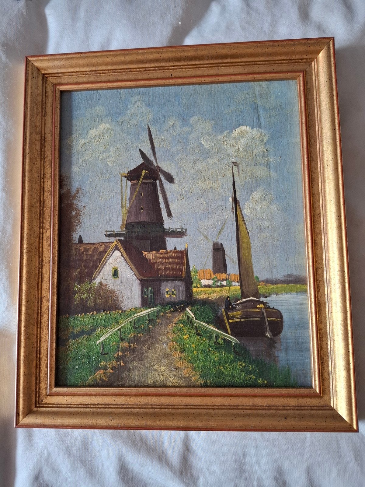 Sfeervol Oud Hollands olieverf schilderij, Paneel, Oud hollands, Ophalen of Verzenden, Olieverf