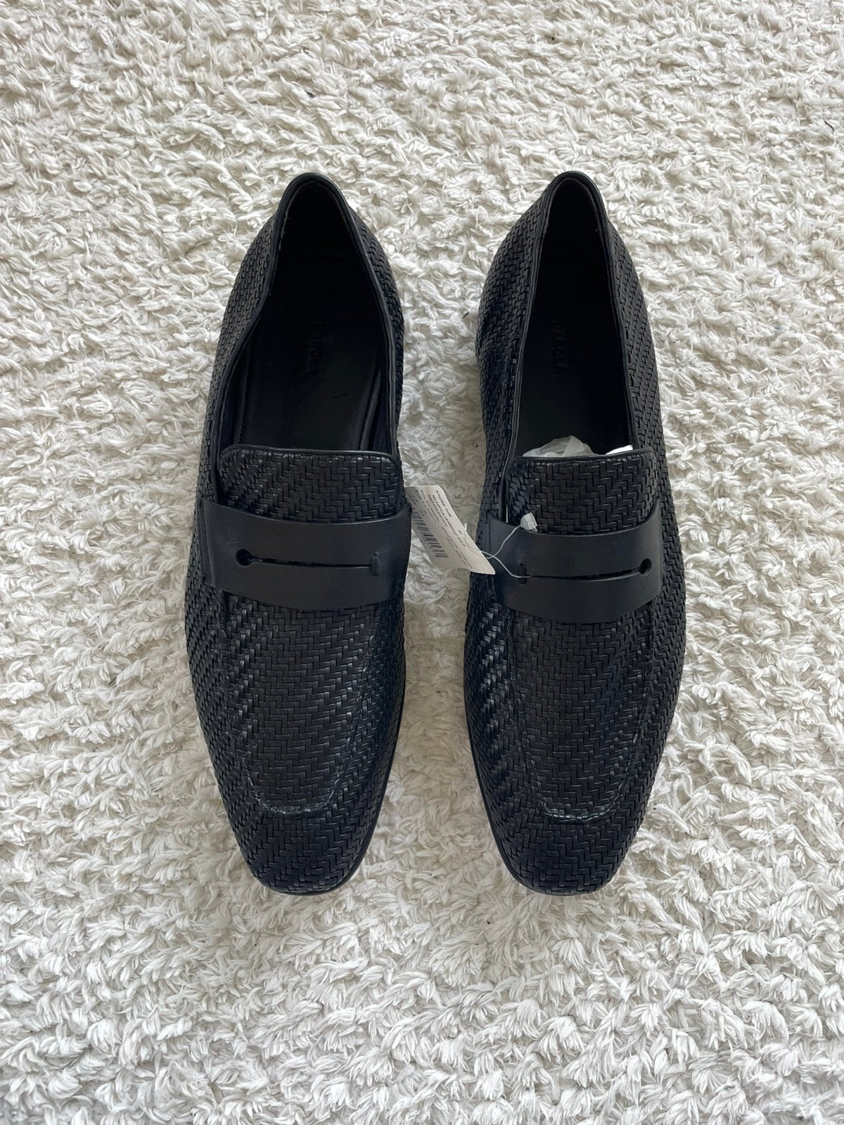 NEW Zegna Black Pelletessuta L'Asola Moccasin, Loafers, Zwart, Nieuw, Ophalen of Verzenden