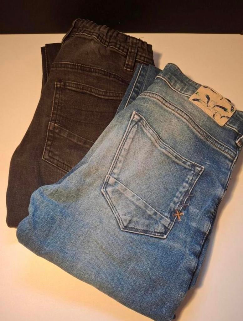 2x jeans maat 158, Ophalen of Verzenden, Zo goed als nieuw, Maat 158