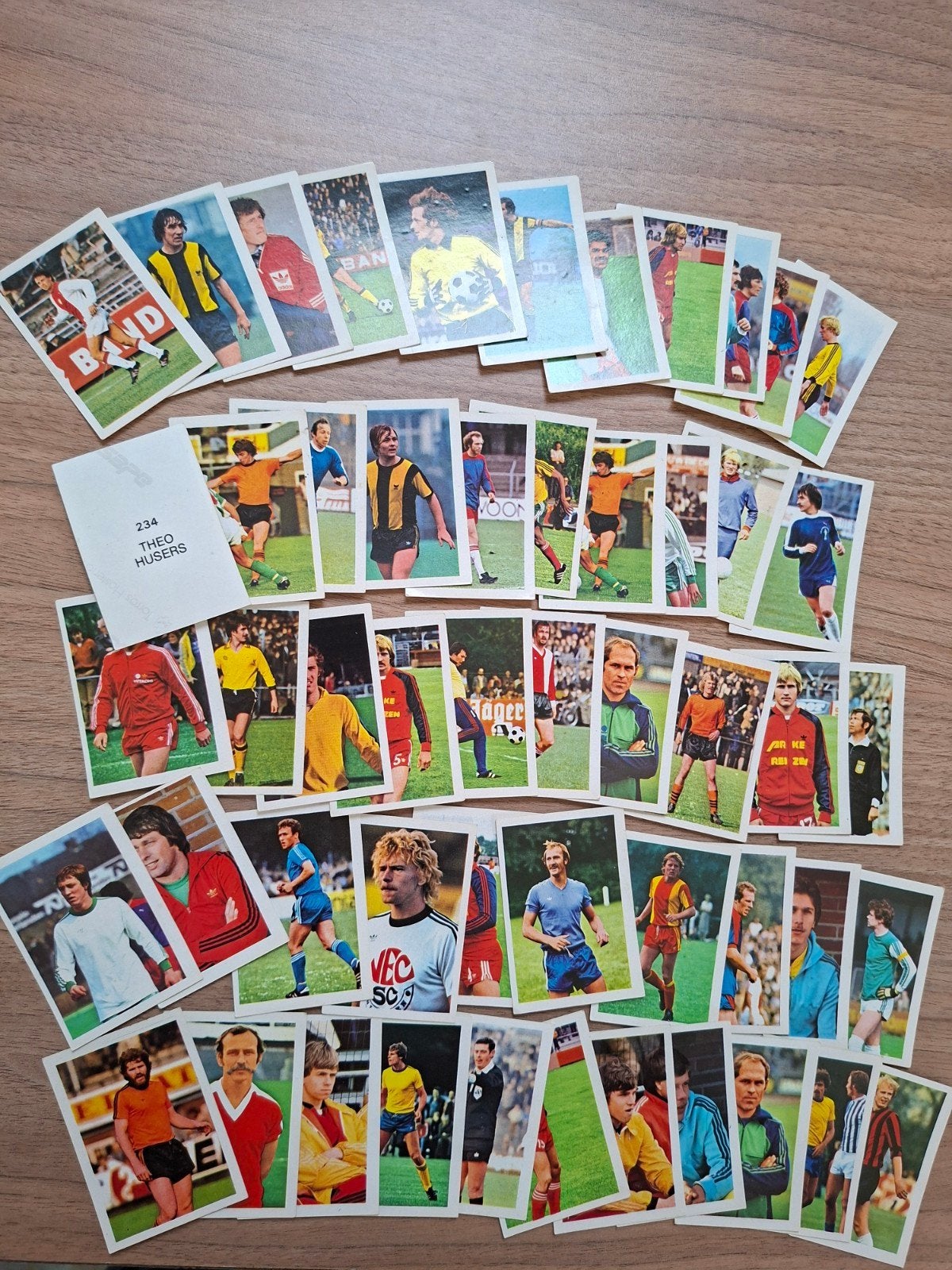 jaren 70 ,ongebruikte voetbal plaatjes., Ophalen of Verzenden, Zo goed als nieuw, Buitenlandse clubs, Poster, Plaatje of Sticker