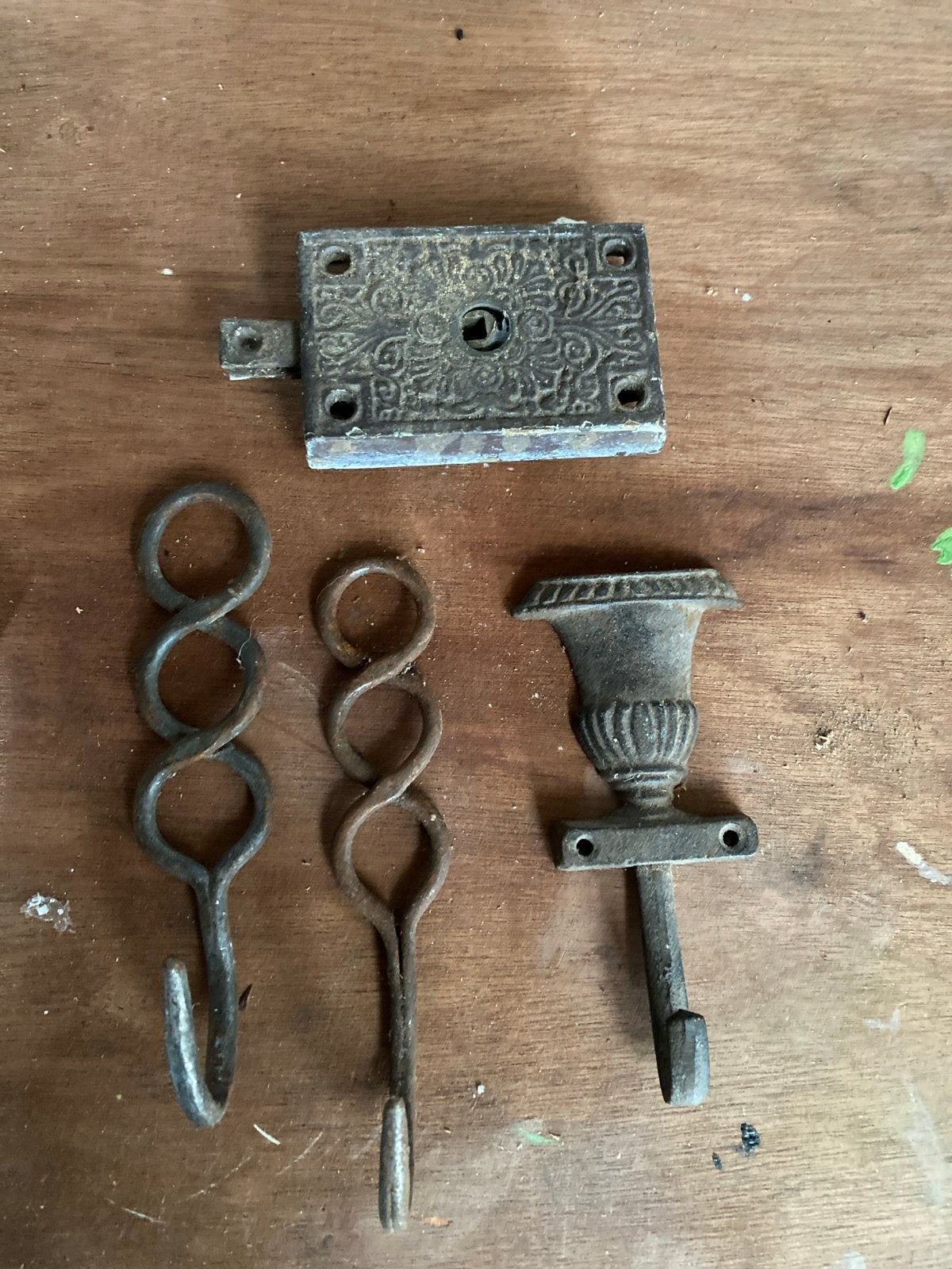 Bronzen oplegslot , victoriaanse of Eastlake-stijl,, Ophalen of Verzenden