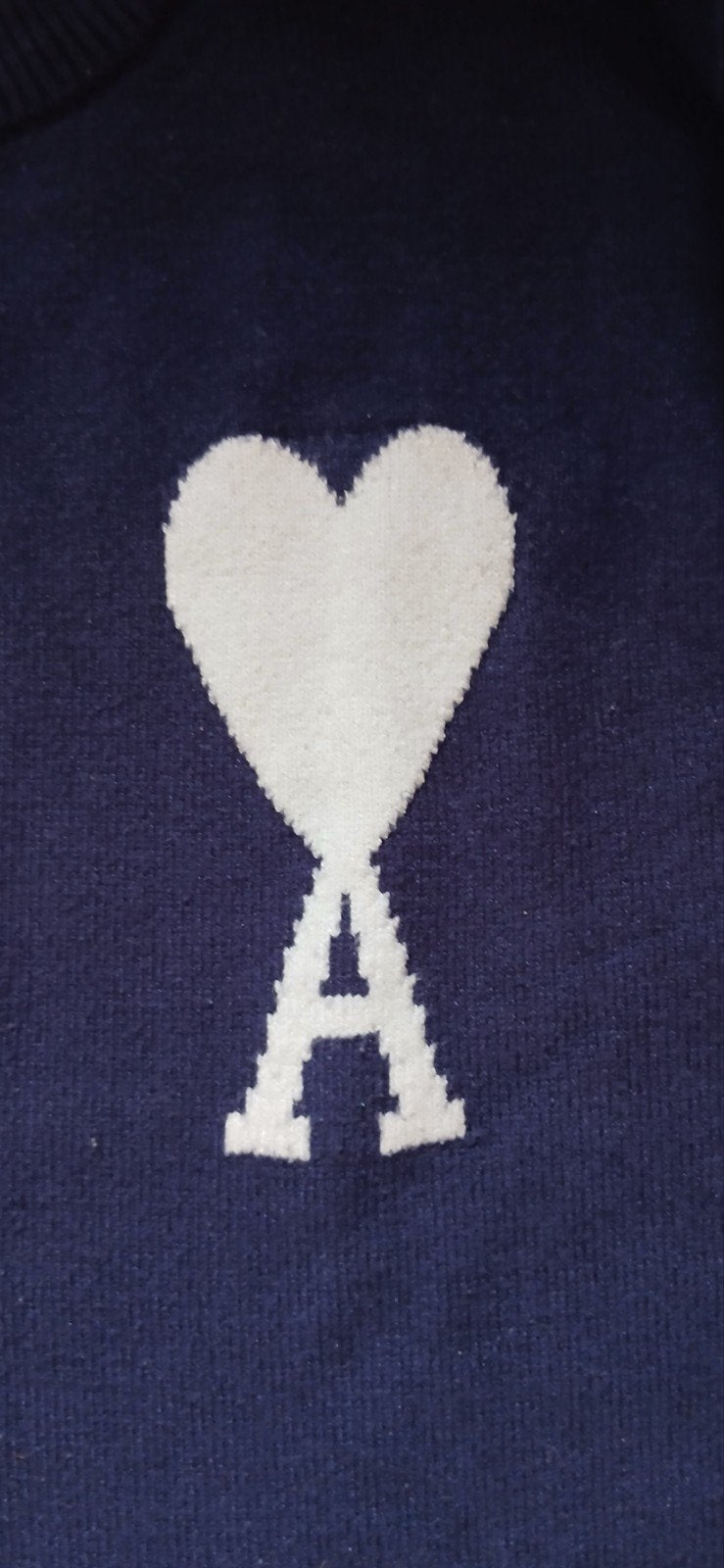 Ami Paris knitwear trui S, Blauw, Ami Paris, Ophalen of Verzenden, Zo goed als nieuw