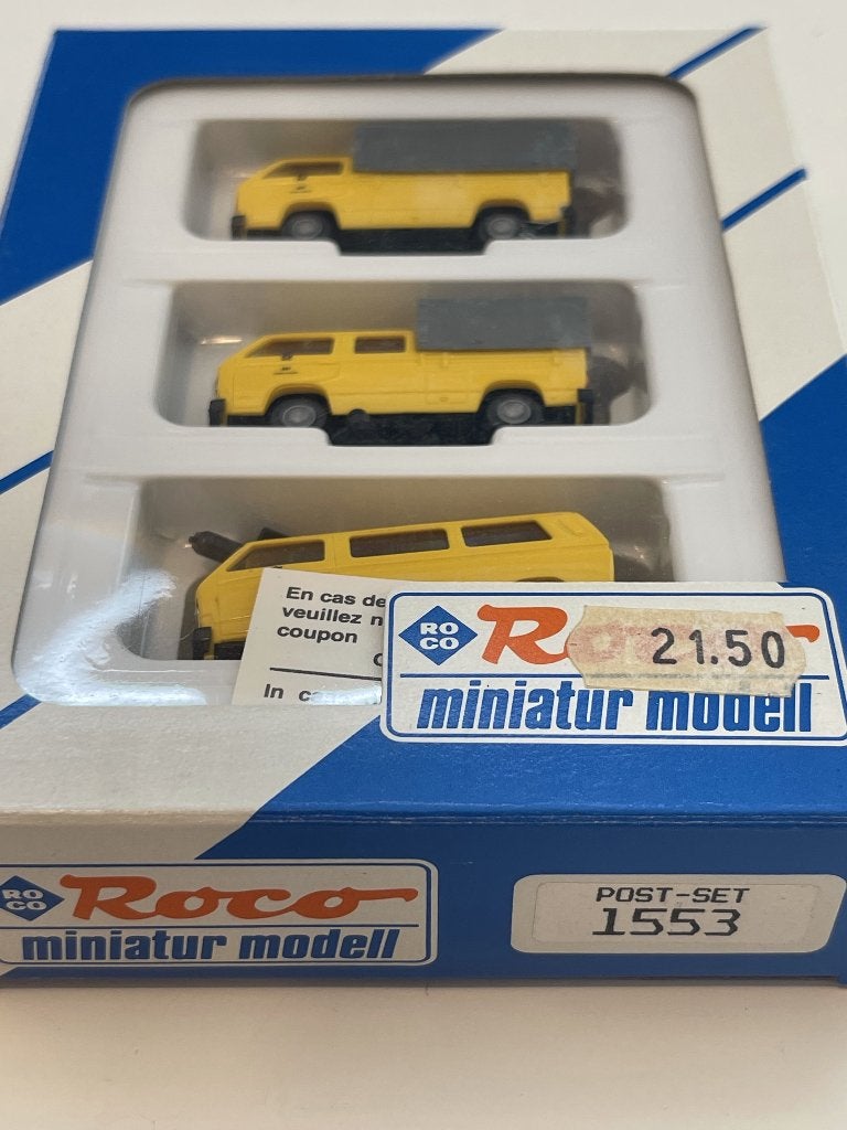 Roco VW Wagen set Deutsche Post 1553 nieuw in verpakking, Ophalen of Verzenden, Zo goed als nieuw, Auto, Roco