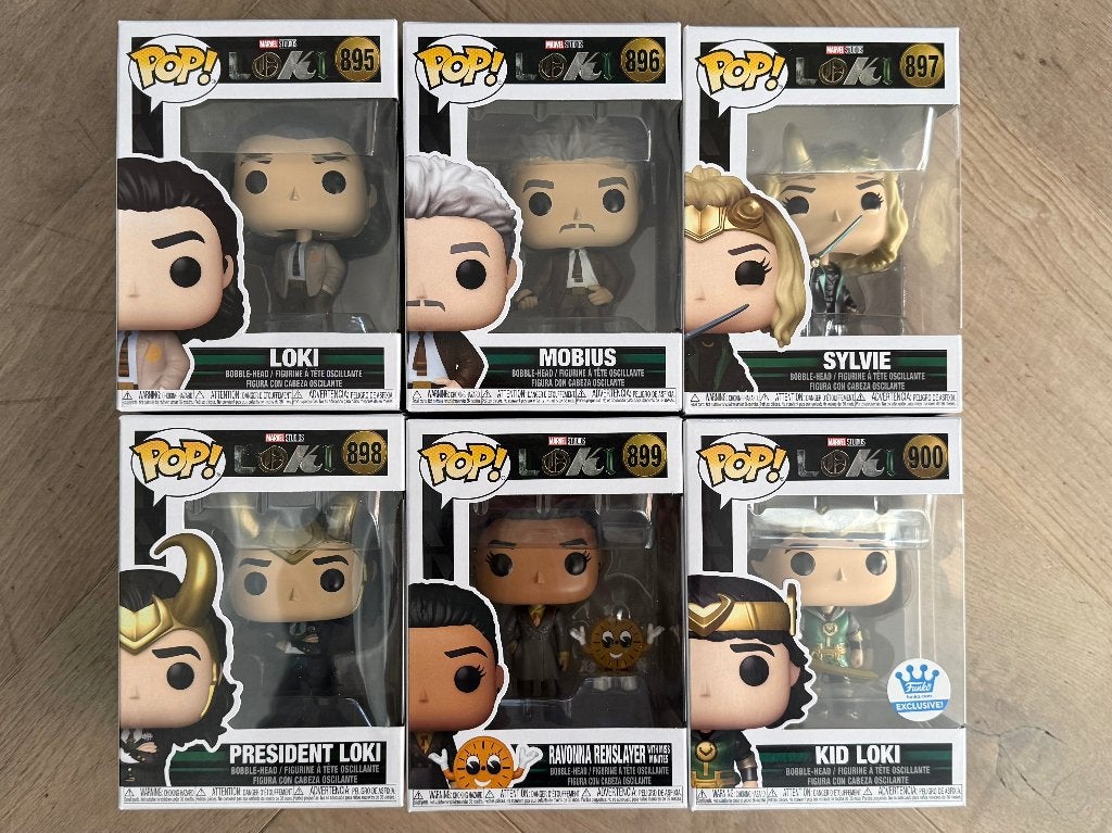 Marvel Loki Funko Pops, Ophalen of Verzenden, Zo goed als nieuw