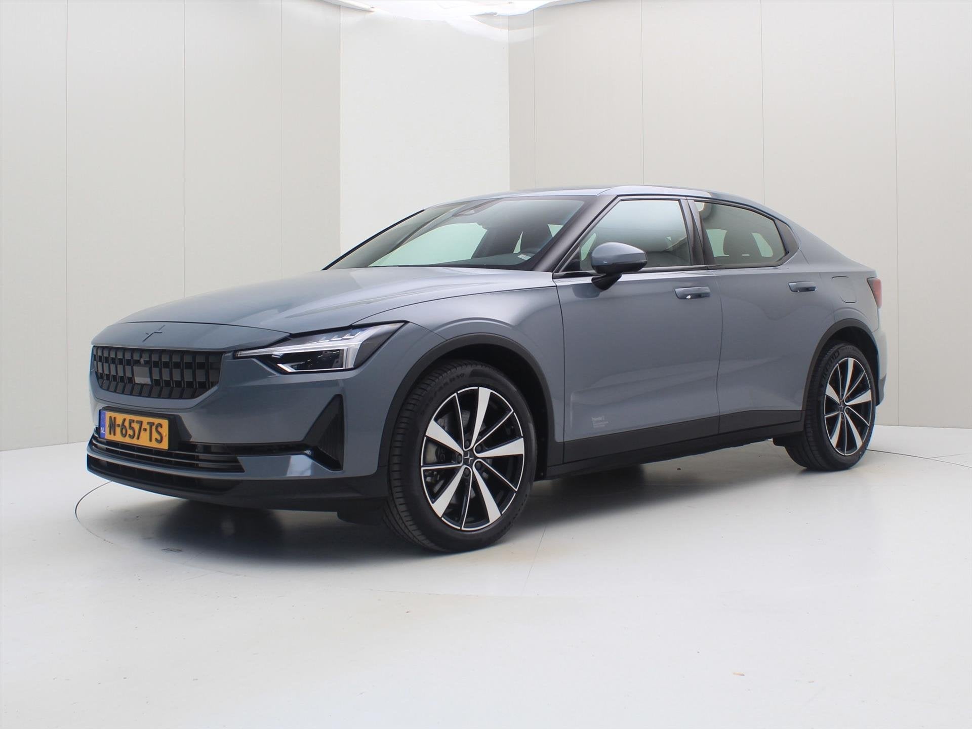 Polestar 2 Long Range Single Motor 231pk 94.1% SoH [ TREKHAA, Auto's, Gebruikt, 1969 kg, Zilver of Grijs, Regensensor