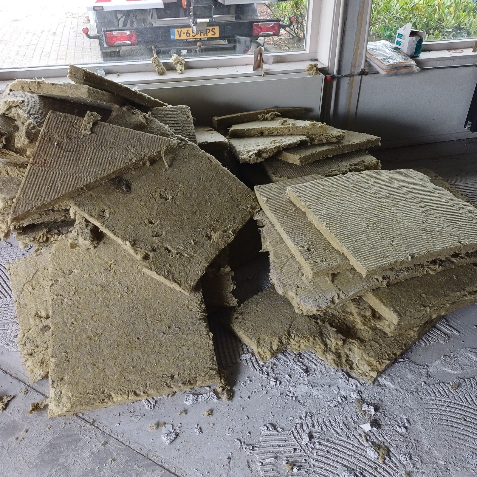 Gebruikte Steenwol Isolatieplaten - Diverse Maten, Ophalen, 4 tot 8 cm, Gebruikt, Steenwol